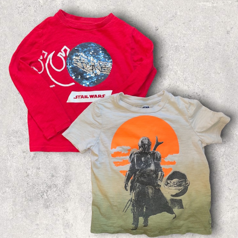 GAP STAR WARS Boy Shirt Bundle, XS